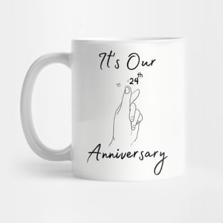 It's Our Twenty Fourth Anniversary Mug